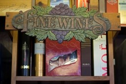 Fine Wines sign