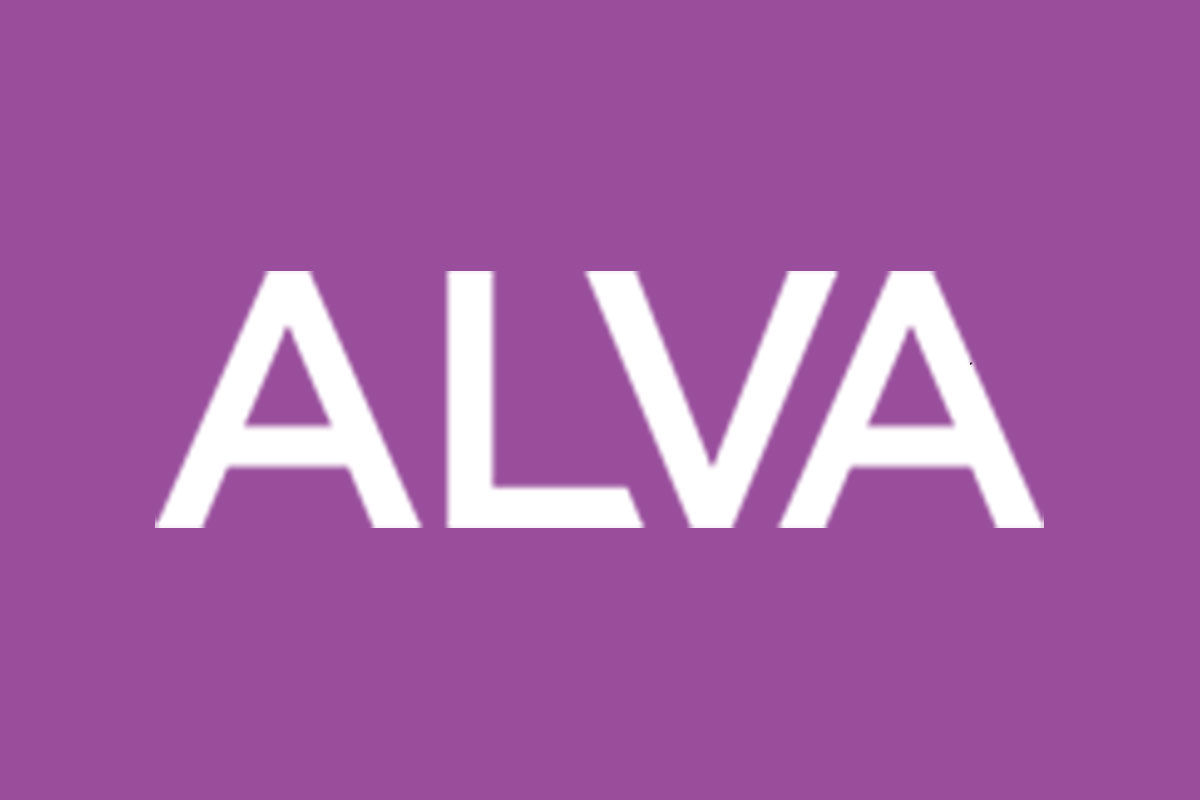 Purple background with white letters ALVA (Association of Leading Visitor Attractions)