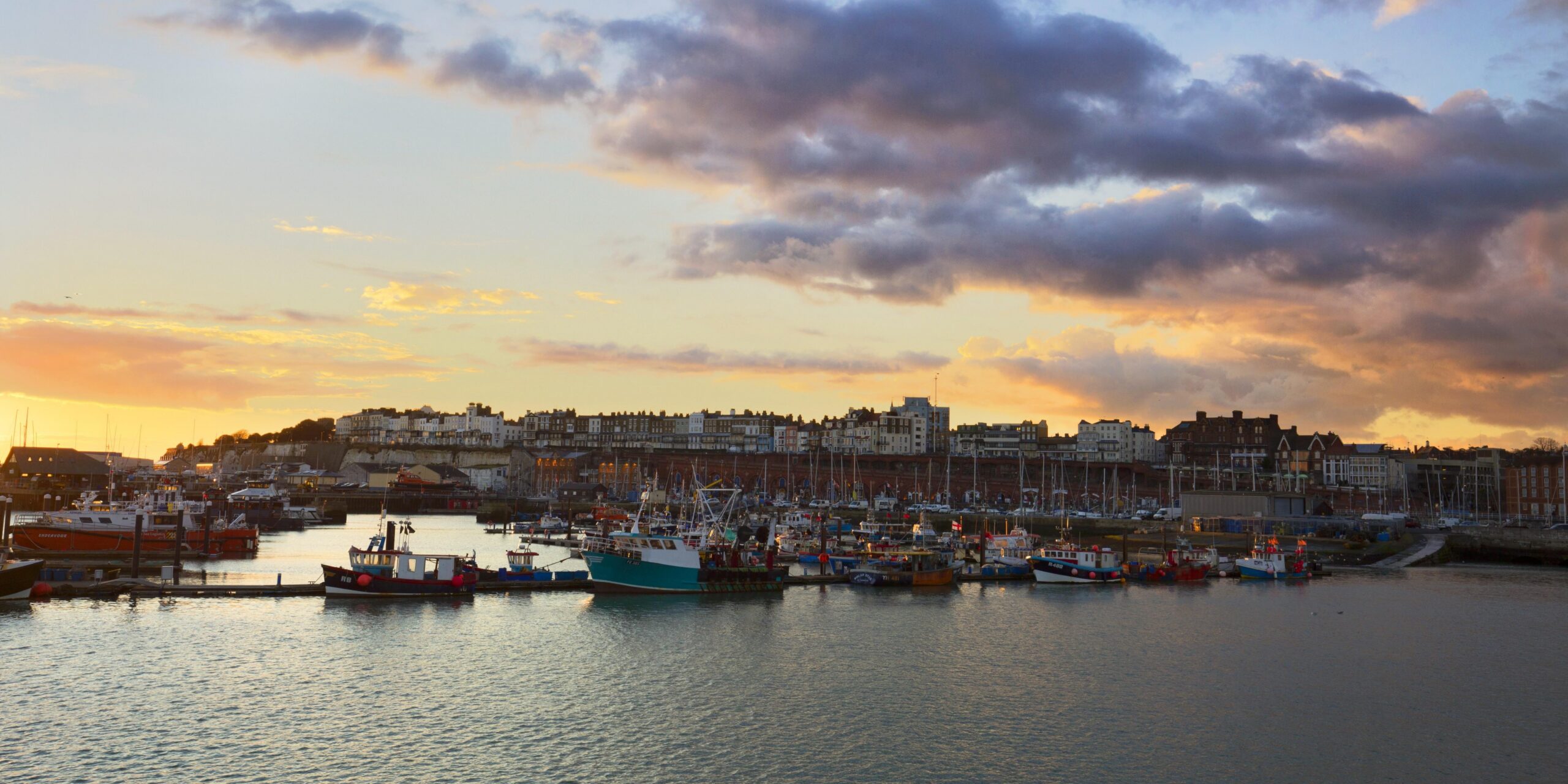 Sunset at Ramsgate Royal Harbour