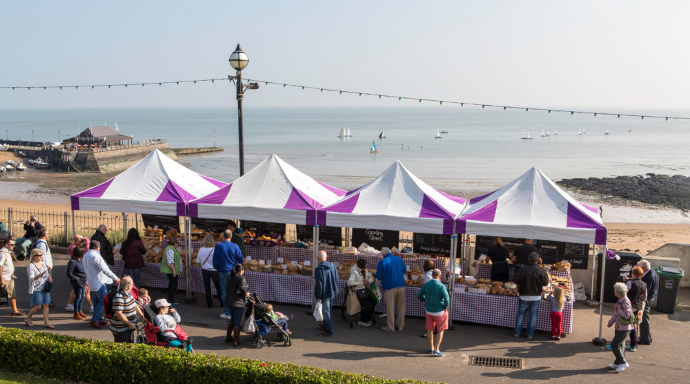 Stalls-on-Victoria-Parade-Broadstairs-Food-Festival.-Credit-@VisitThanet