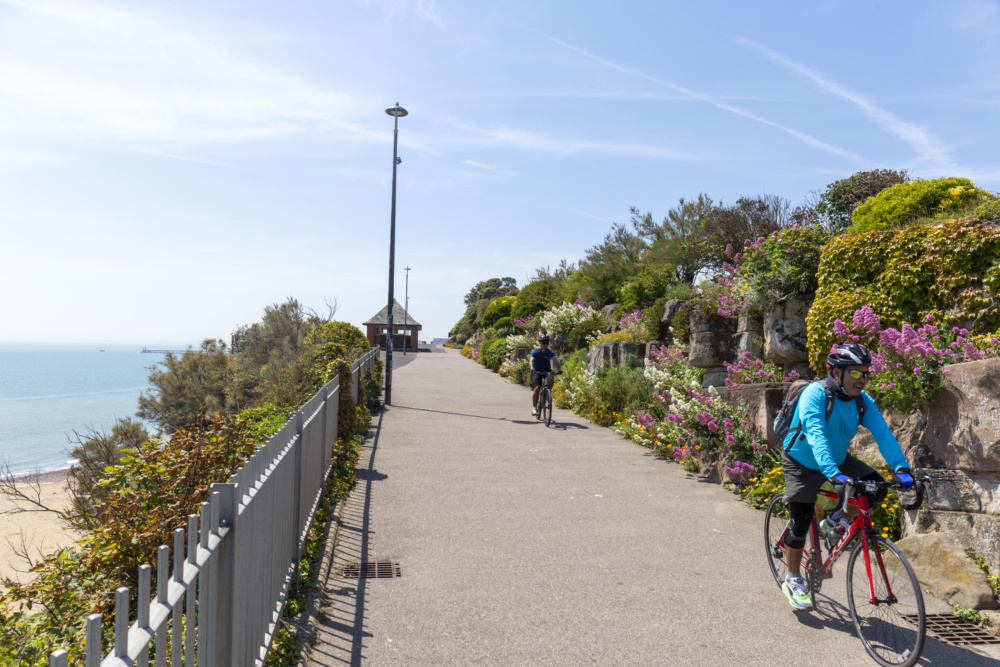 Cycling-at-East-Cliff-Ramsgate.-Credit-@VisitThanet