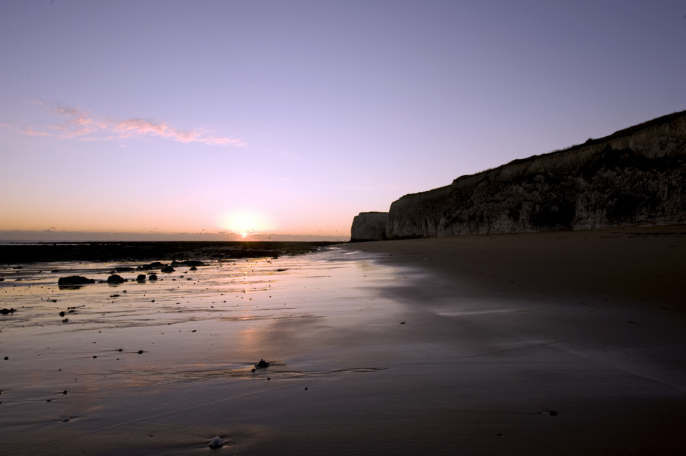 Botany Bay Broadstairs at sunrise. Credit @VisitThanet