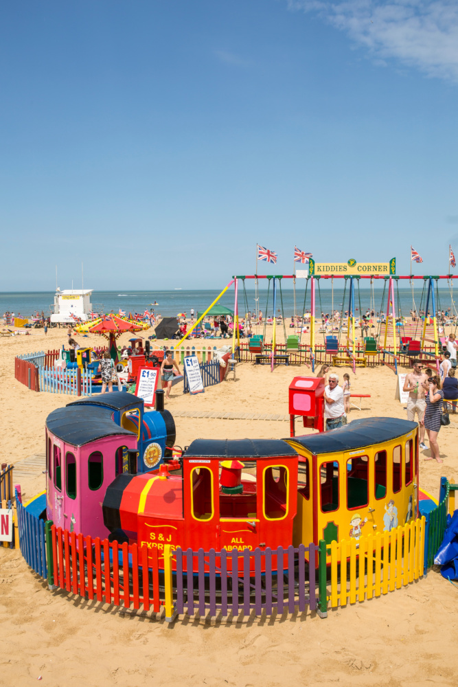 Margate Main Sands kiddies corner. Credit @VisitThanet