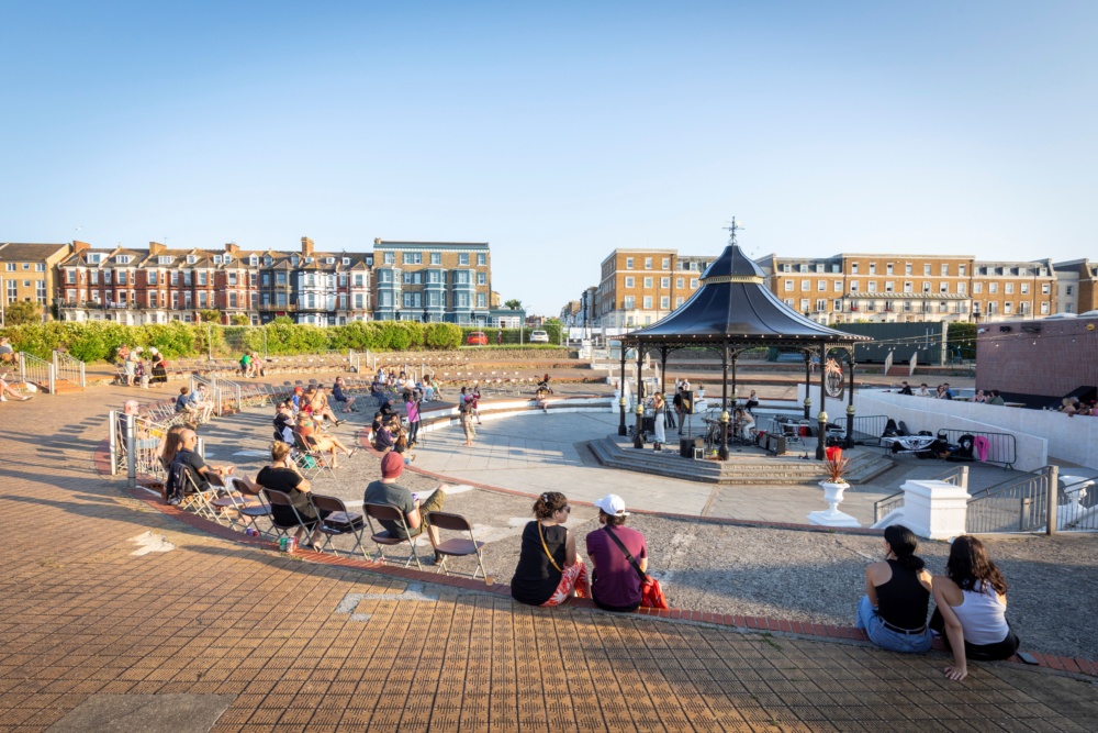 Oval-Bandstand-and-Lawns-Cliftonville-band-performing.-Credit-@VisitThanet
